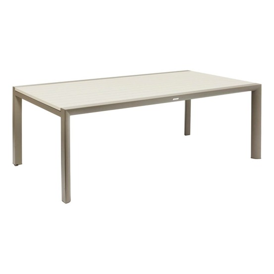 Table de jardin 12 places luzane extensible argile