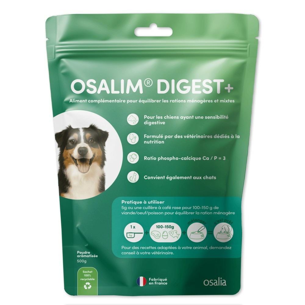 Osalim digest+ chien - laboratoire osalia 500 g