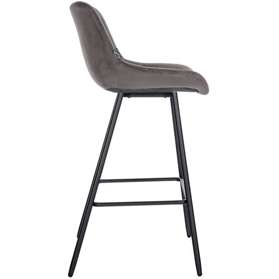 Tabouret de bar weston velours