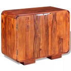 Buffet bahut armoire console meuble de rangement bois massif de sesham 75 cm