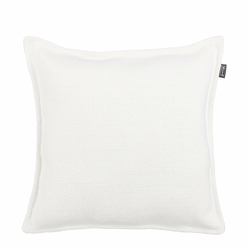 In the mood collection - coussin en polyester recyclé blanc cassé 45x45