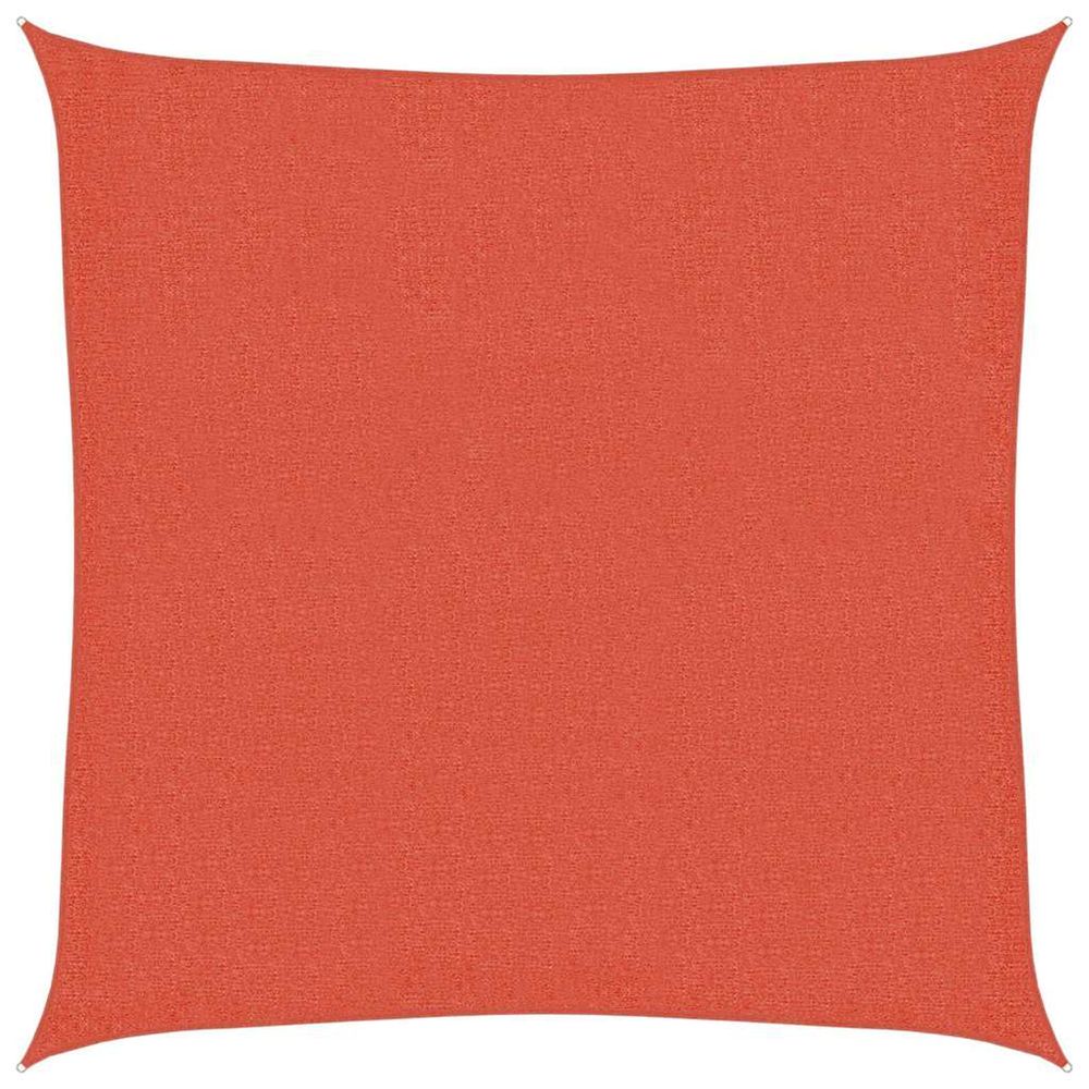 Voile d'ombrage 160 g/m² carré terre cuite 2,5x2,5 m pehd