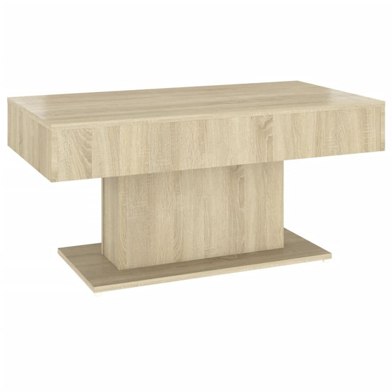 Table basse chêne sonoma 96x50x45 cm bois d'ingénierie