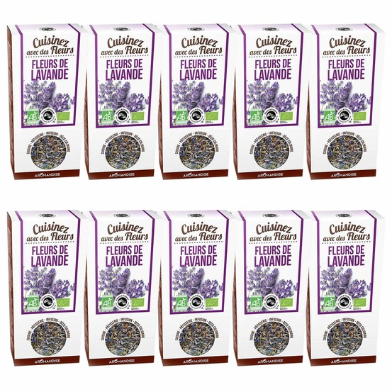 Fleurs comestibles bio - fleurs de lavande 400 g