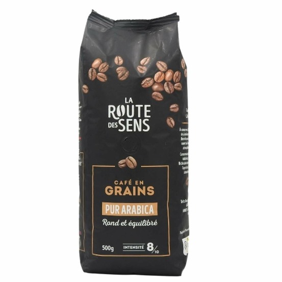 Café en grains 100% arabica - la route des sens