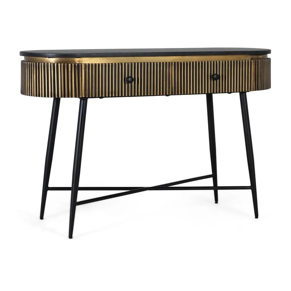 Console bois noir - alma décoration d'autrefois