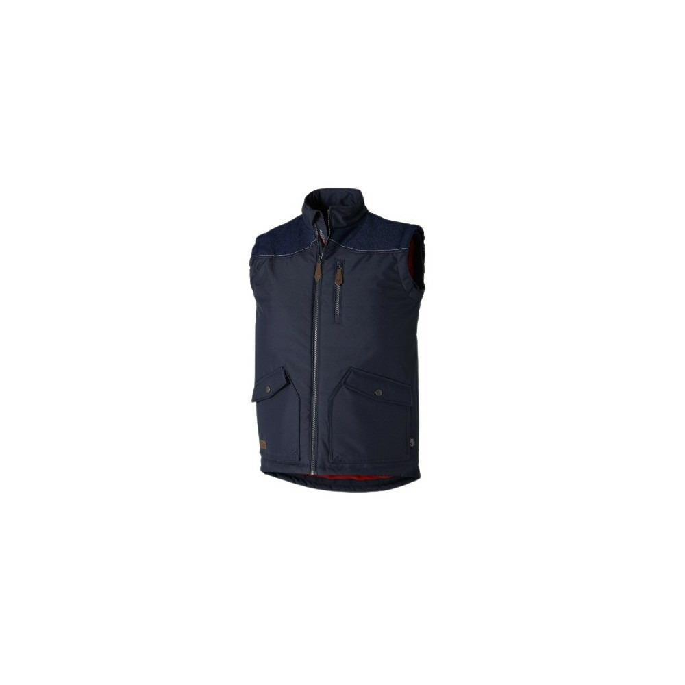 Gilet body warmer denim bleu marine txl molinel 03049999158 txl