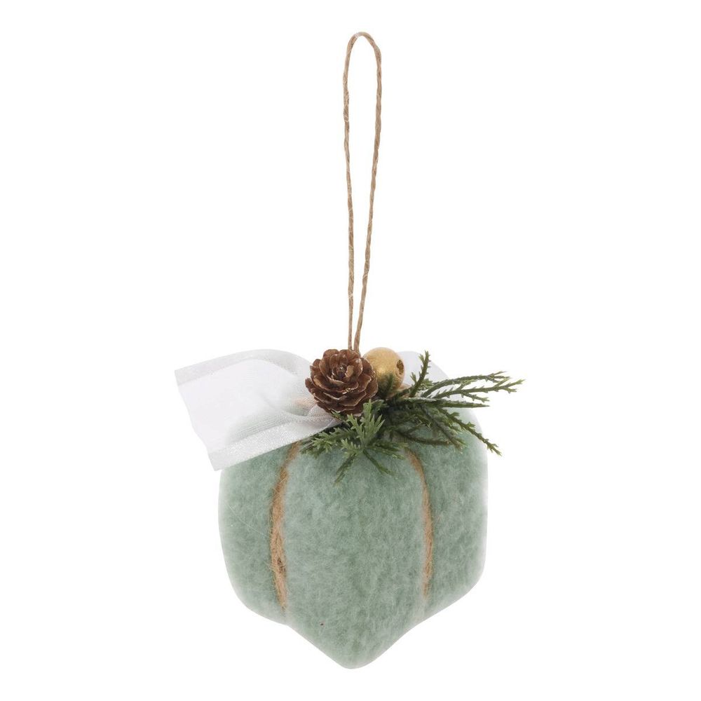 Suspension de sapin cadeau, doudou et baie 6 cm