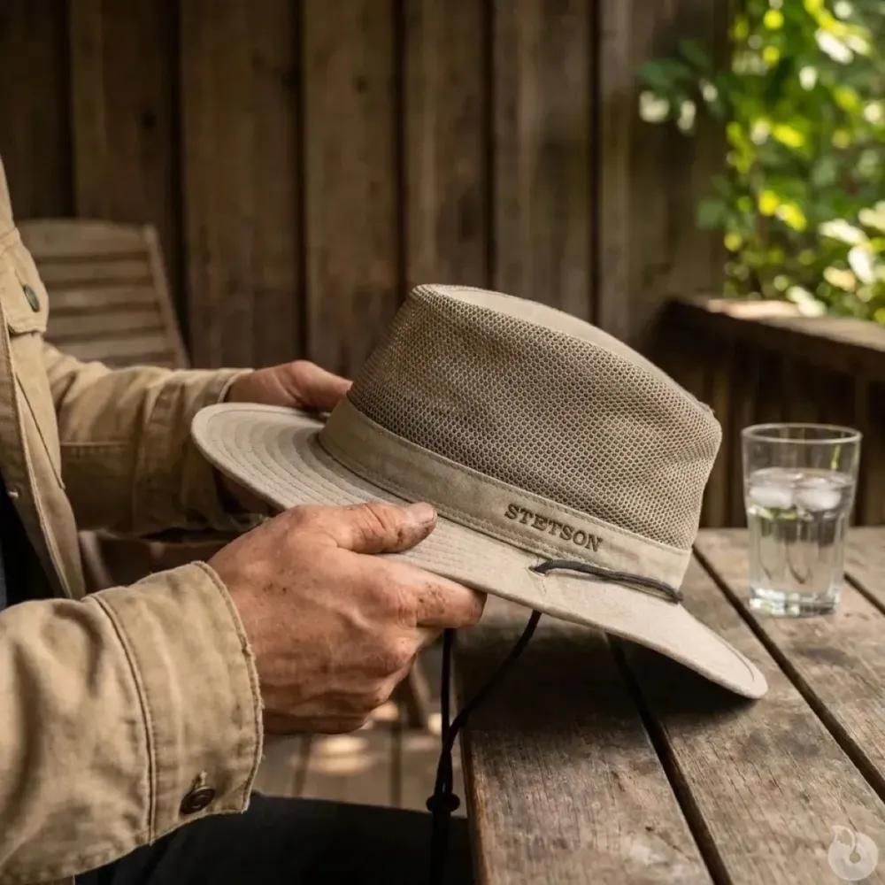 Chapeau safari stetson® takani beige t56-57