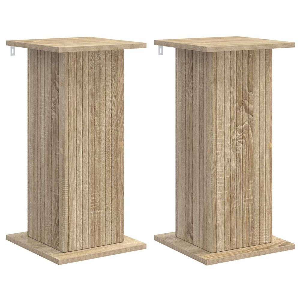 Support de plante 2 pc chêne sonoma 30,5 x 30 x 60,5 cm