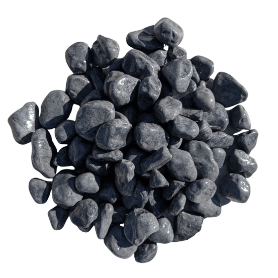 Galet marbre gris anthracite 25/40 mm – lot 2 sacs +/- 25 kg