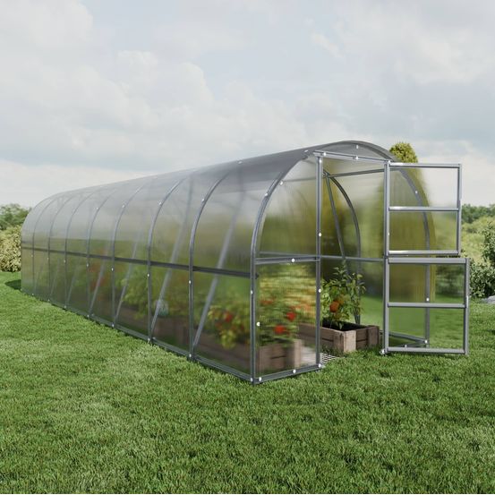 Serre en polycarbonate baltic lt 24m² (3x8m), 6mm