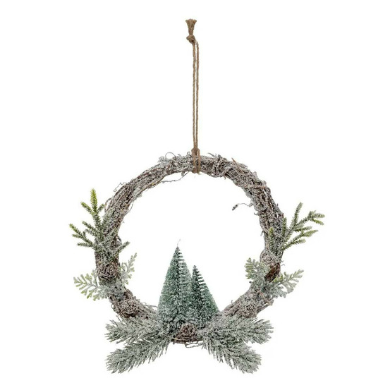 Couronne de noël à led