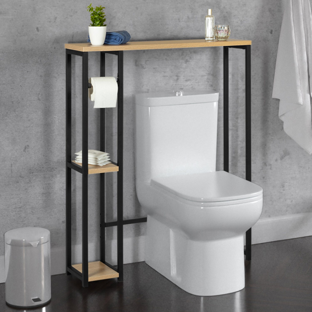 Meuble dessus wc avec placard detroit design industriel