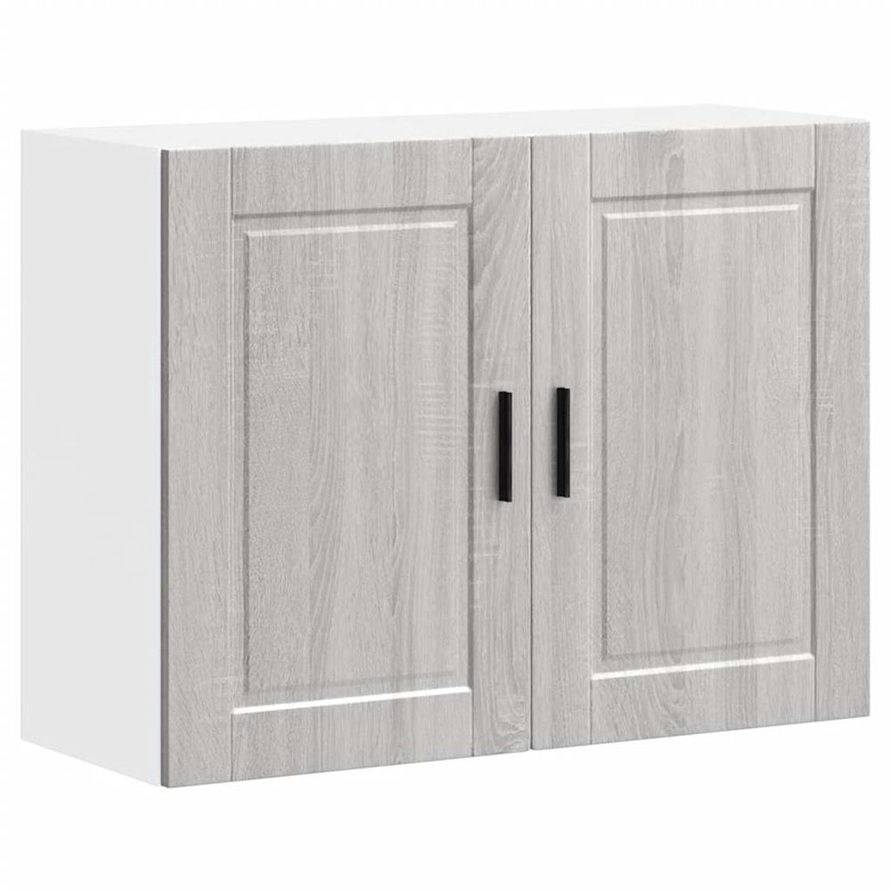 Armoire murale de cuisine porto sonoma gris bois d'ingénierie