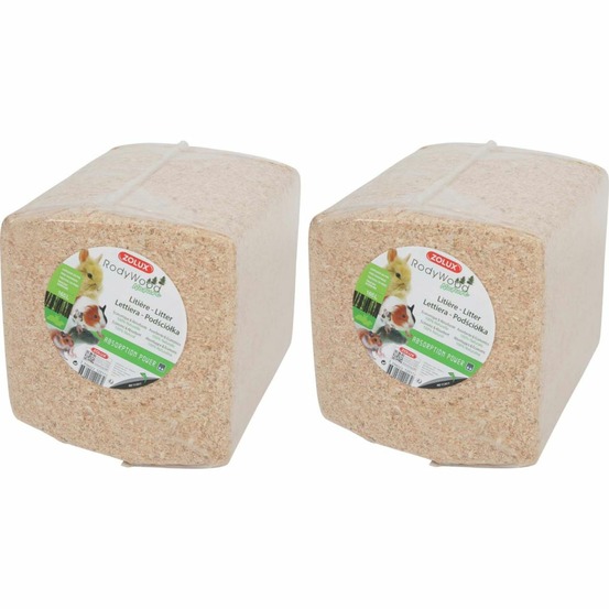 Litière naturelle rodywood lot de 2