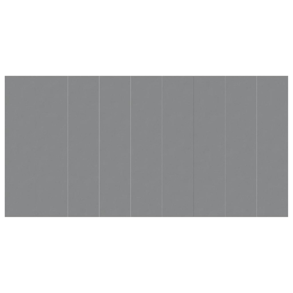 Bâche de piscine gris clair 999x500 cm géotextile polyester