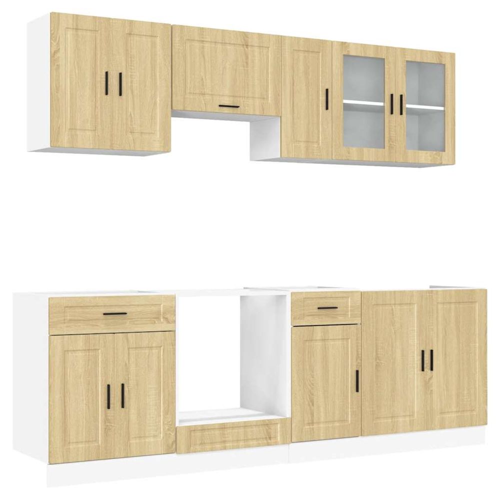 Ensemble de 8 meubles de cuisine 