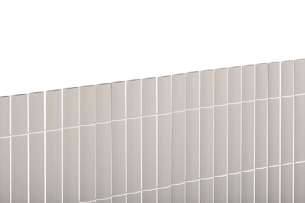 Canisse pvc double face 20mm - blanc - 1,5x3m