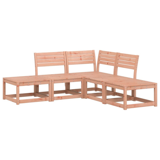 Salon de jardin 5 pcs bois massif de douglas