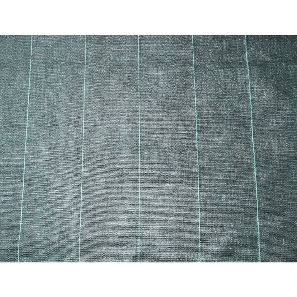 Bâche de sol de contrôle des mauvaises herbes 5,2x5 m noir