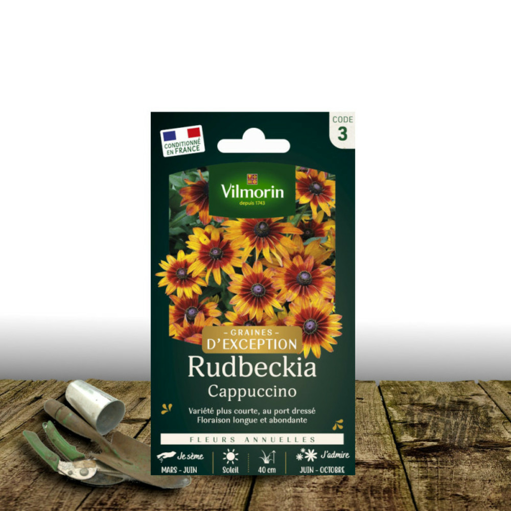 Graines de rudbeckia cappucino - vilmorin sachet