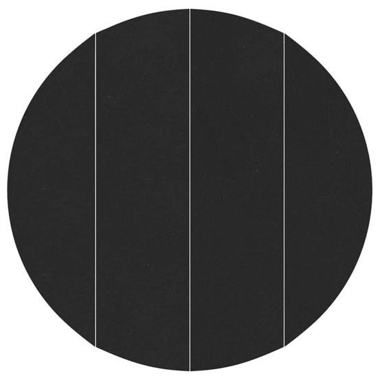 Tapis de piscine noir ø 458 cm géotextile en polyester