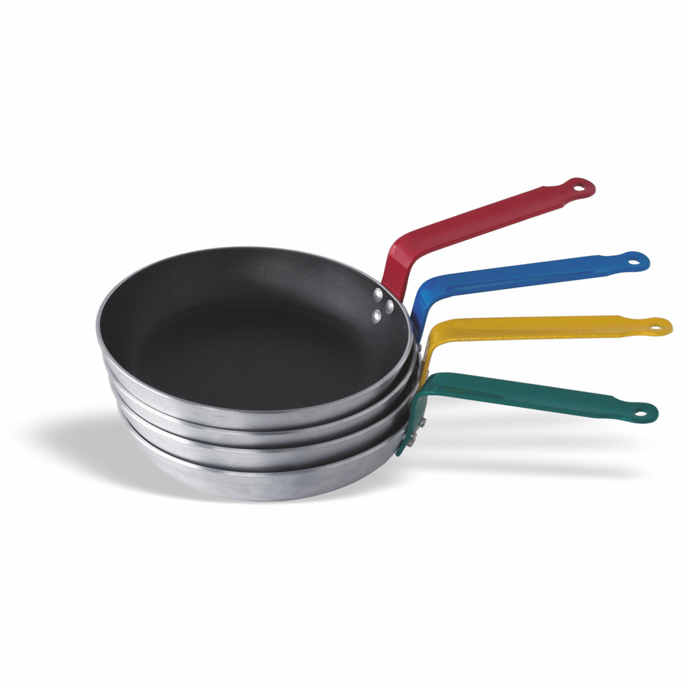 Poêle anti-adhésif queue verte 20 à 32 cm - pujadas