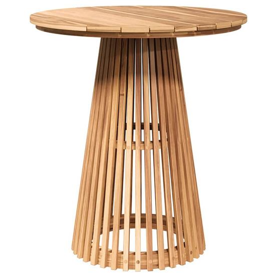 Table d'appoint marron 70 x 70 x 75 cm bois de teck massif