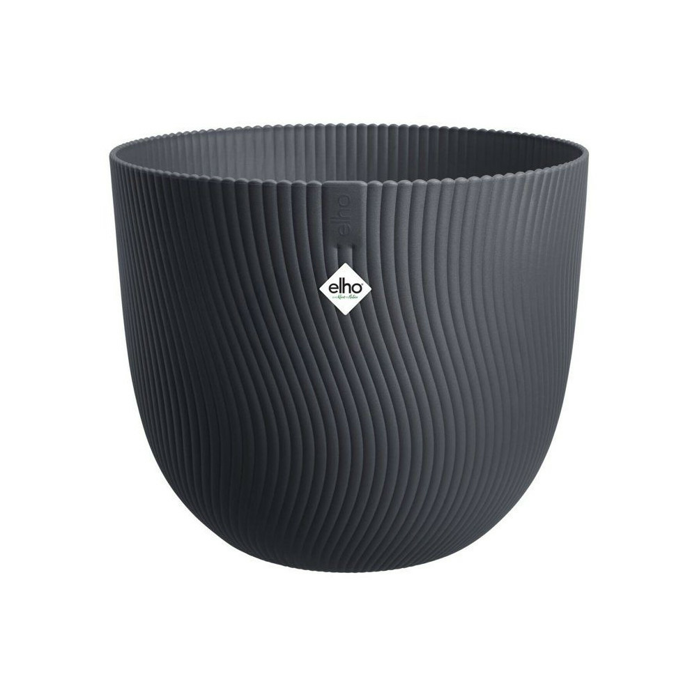 Pot de fleur rond - elho - sereh rond 60 - 110 l - ø 59 x h 51 cm - noir - intérieur/extérieur