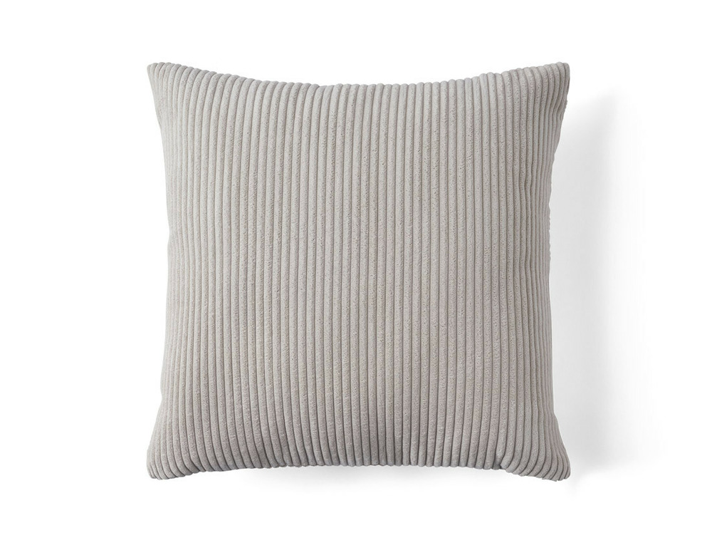 Selma - coussin - en velours côtelé - 60x60 cm