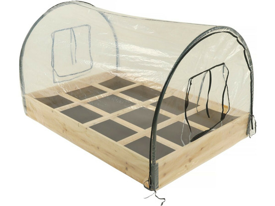 Carré potager en bois