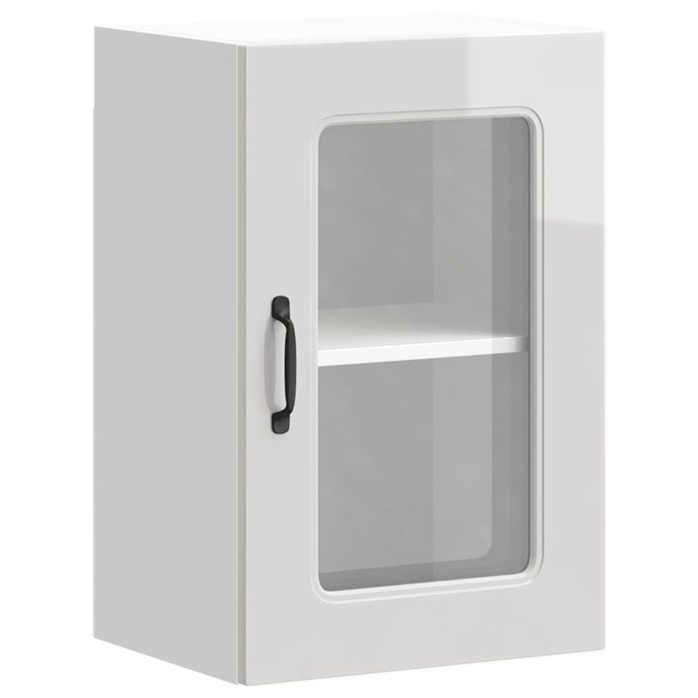 Armoire murale de cuisine avec porte vitrée 