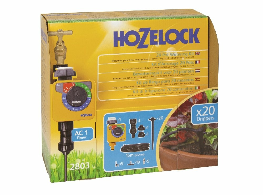 Kit d’arrosage automatique micro irrigation 20 pots