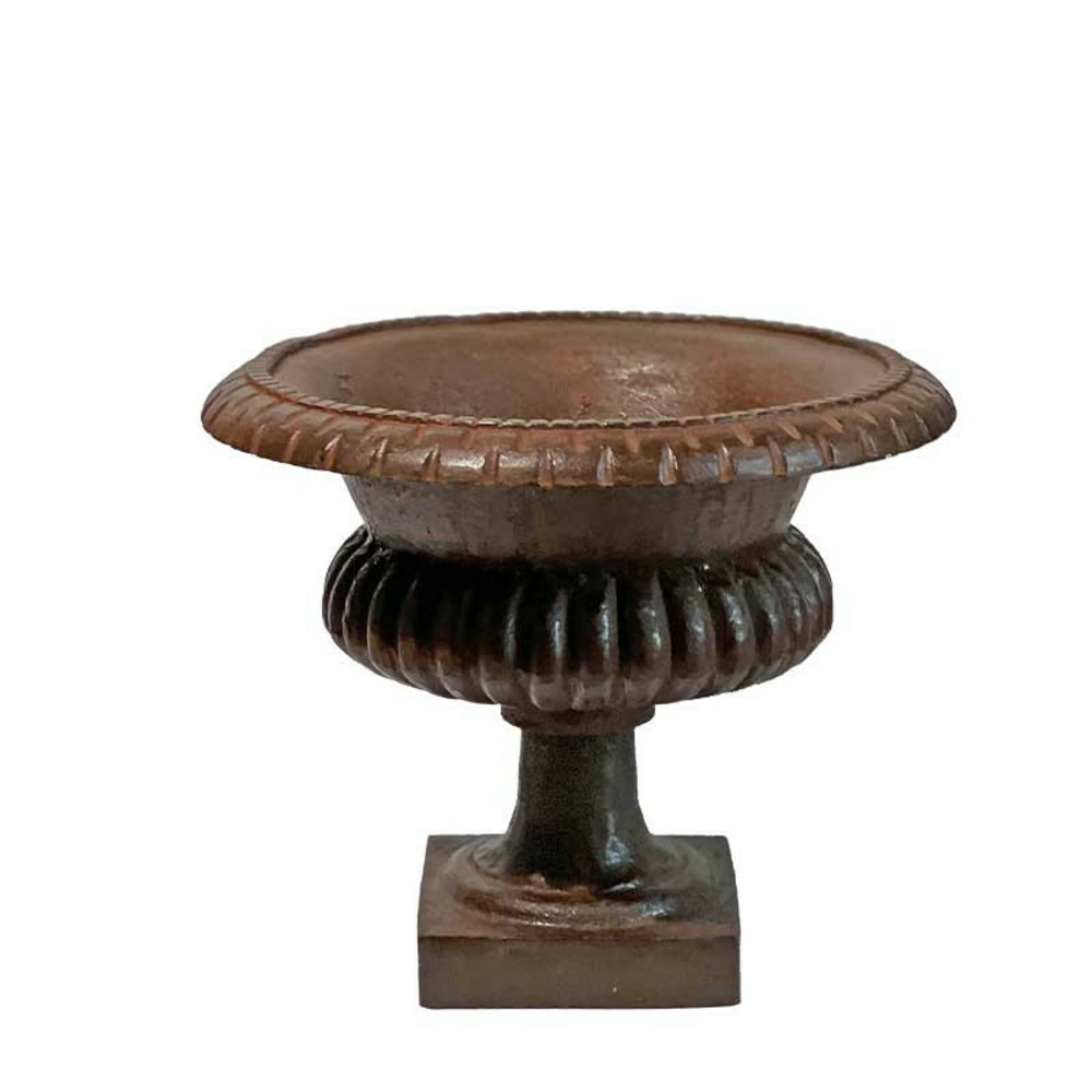 Vase médicis fonte à godrons 44x38cm