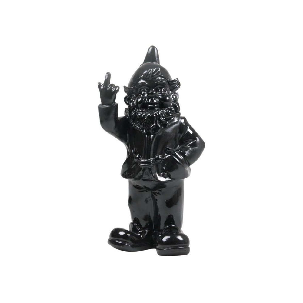 Nain de jardin en résine f*ck 16 x 12 x 32 cm