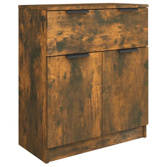 Buffet bahut commode armoire meuble de rangement organisateur cuisine salle de séjour salon 60 x 30 x 70 cm bois d'ingénierie