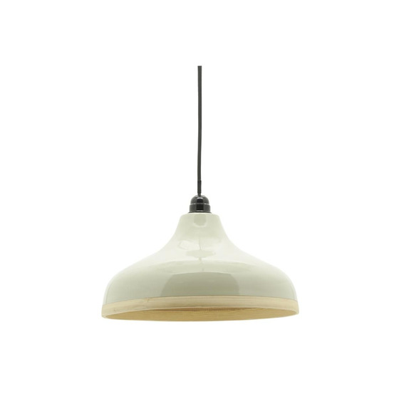 Abat-jour luminaire en bambou laqué