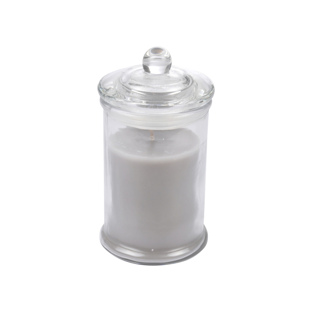 Bougie bocal en verre senteur musc