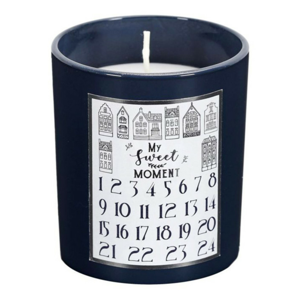 Bougie parfumée calendrier de l'avent 8cm bois de cèdre