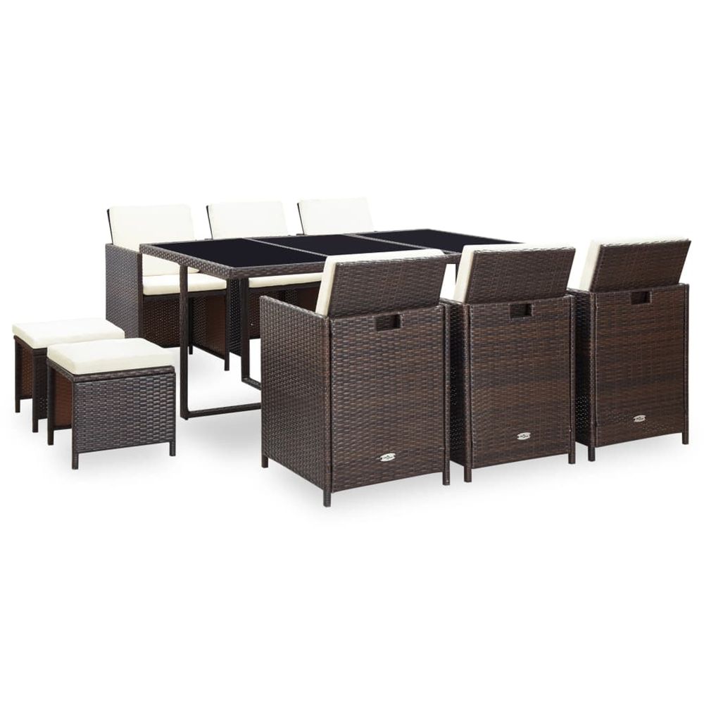 VIDAXL SALON DE JARDIN EN 7-(916579)
