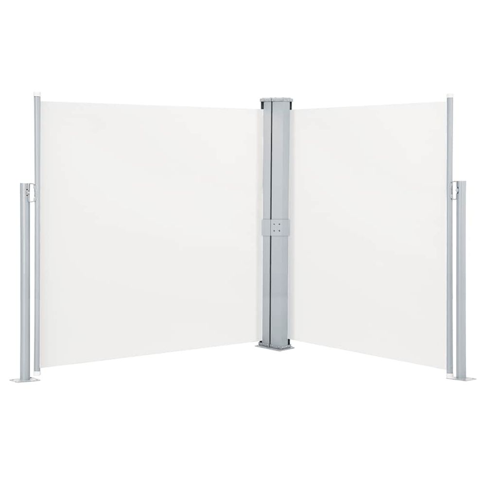 Brise vue latÃ©ral double rÃ©tractable de