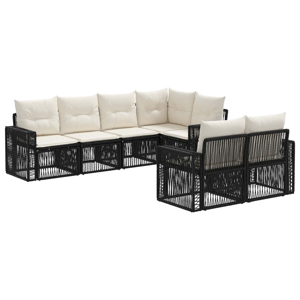 Ensemble de canapé de jardin 7 pc 7-nombre de places