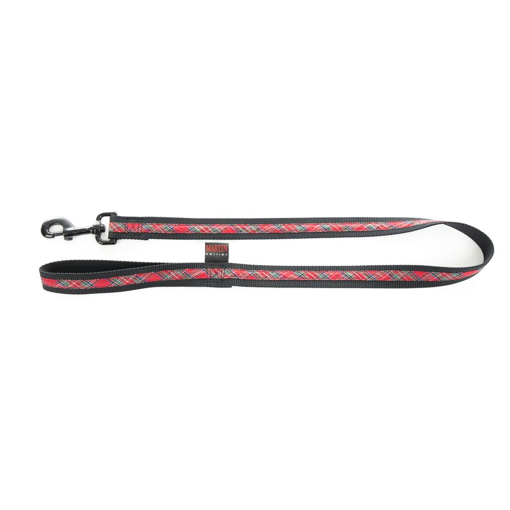Martin sellier - laisse pour chiens en nylon martin sellier - collection benton écossais
