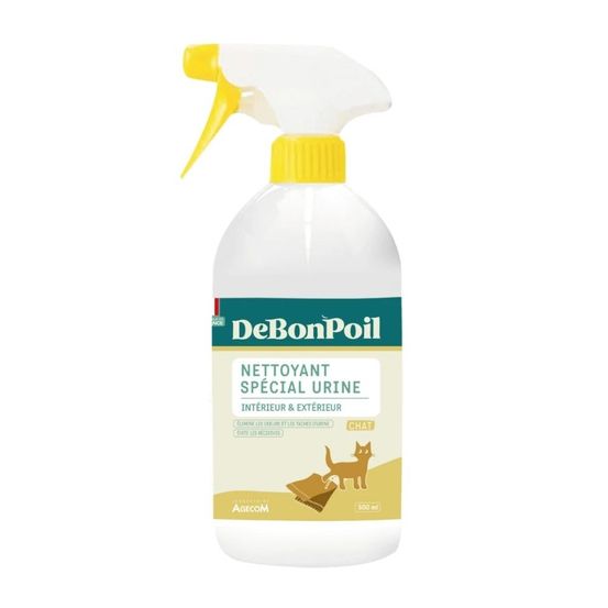 Nettoyant spécial urine chat debonpoil - anti-taches et odeurs 500 ml