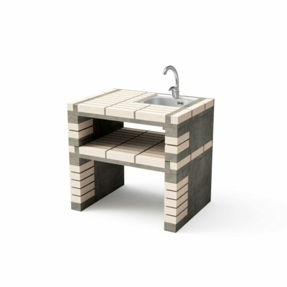 California plus xl module avec évier & robinet