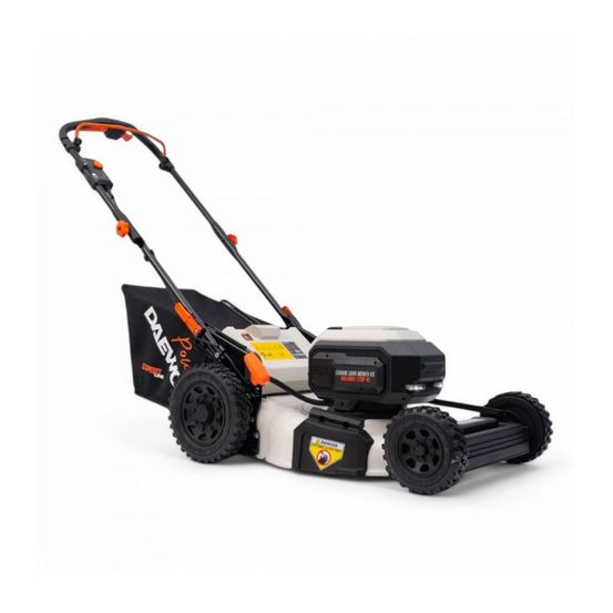 Tondeuse sans fil 62v daewoo, lame 56 cm, batterie 8ah et chargeur - dallm62-22sp-k1