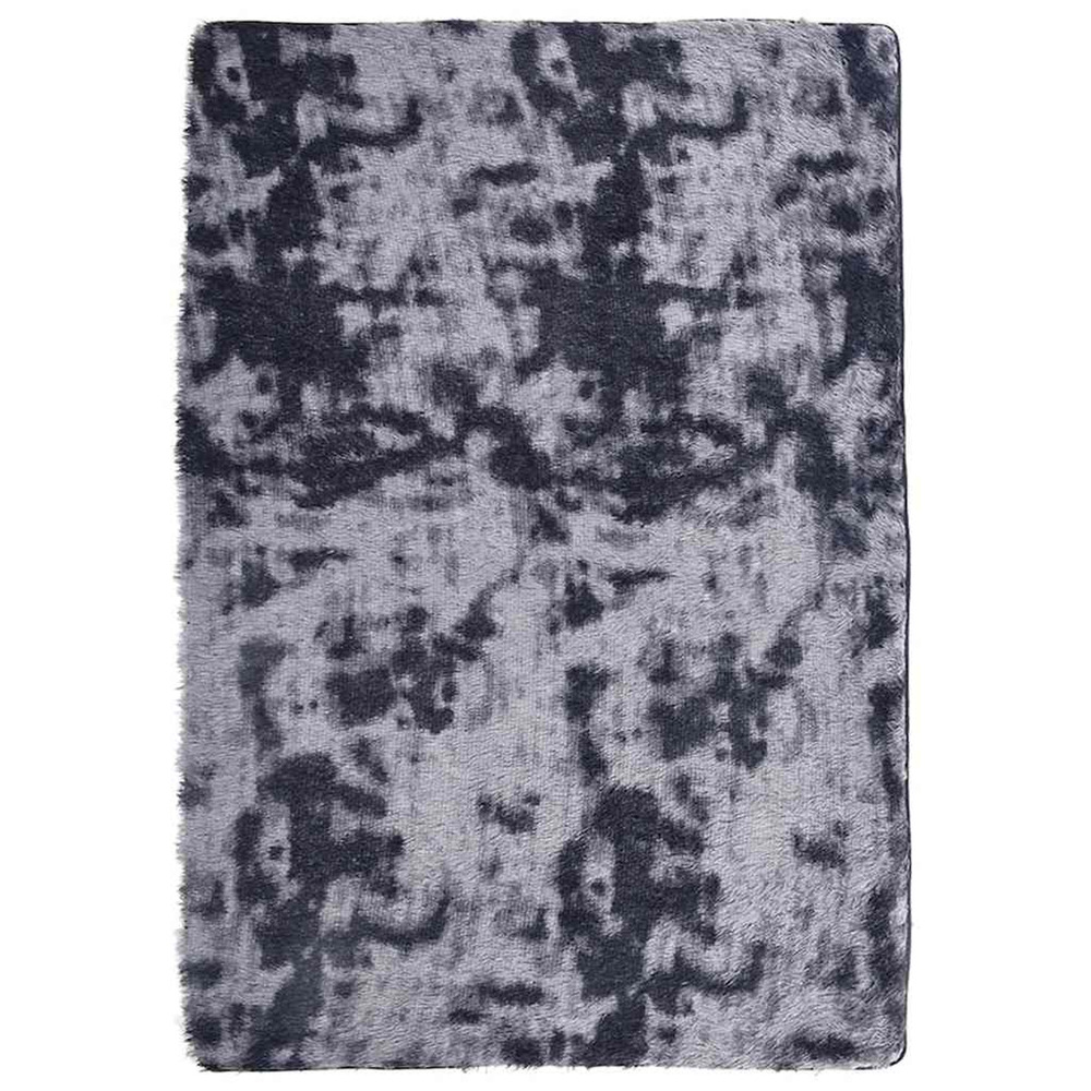 Tapis shaggy à poils longs navarra gris foncé 200x290 cm