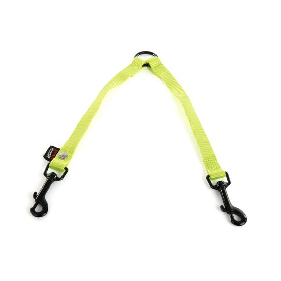 Martin sellier - accouple de laisse pour chiens en nylon martin sellier - collection nylon uni - avec mousqueton carabine