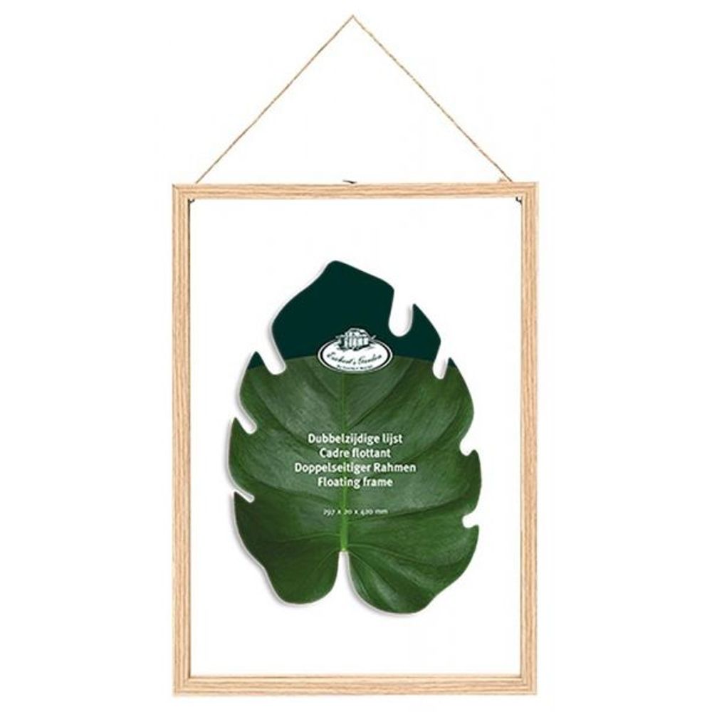 Cadre bois et verre pour feuille xl